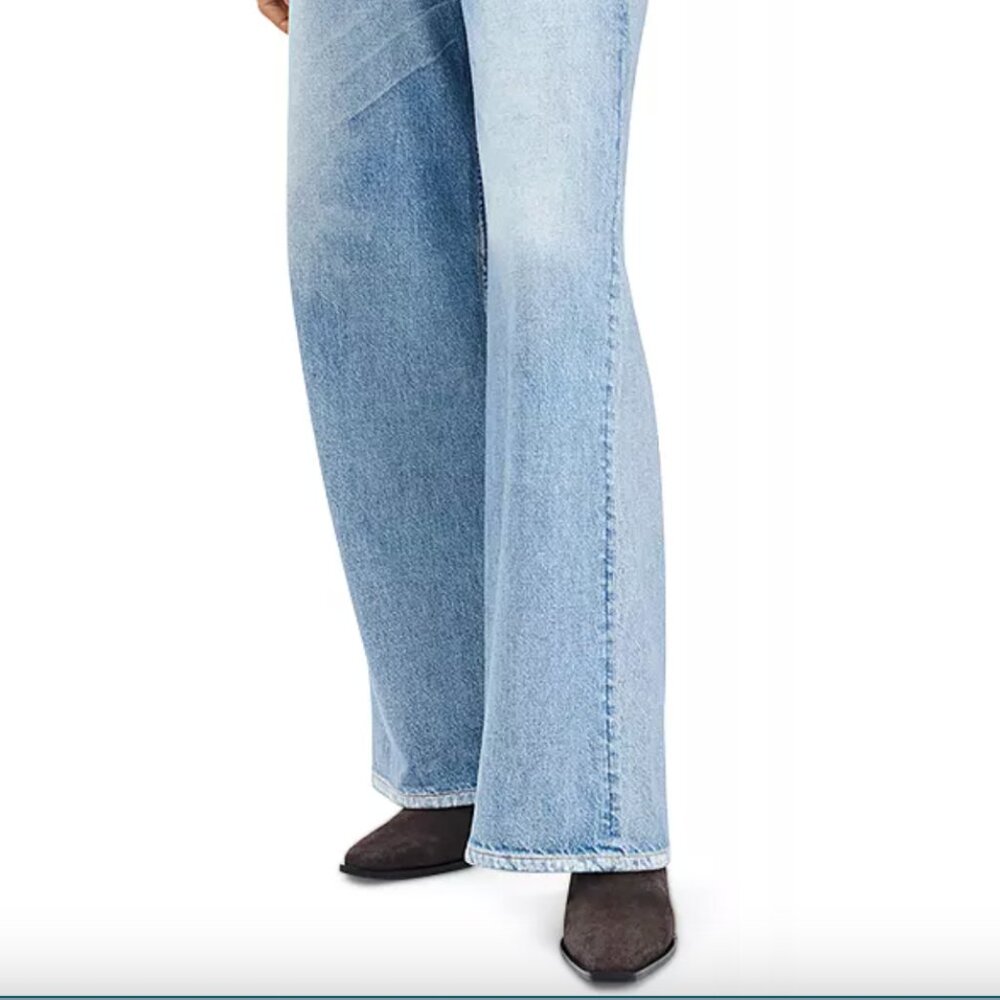 rag & bone Miramar Terry Sofie High Rise Wide Leg Sweatpant Jeans Raily NWT - Picture 5 of 9